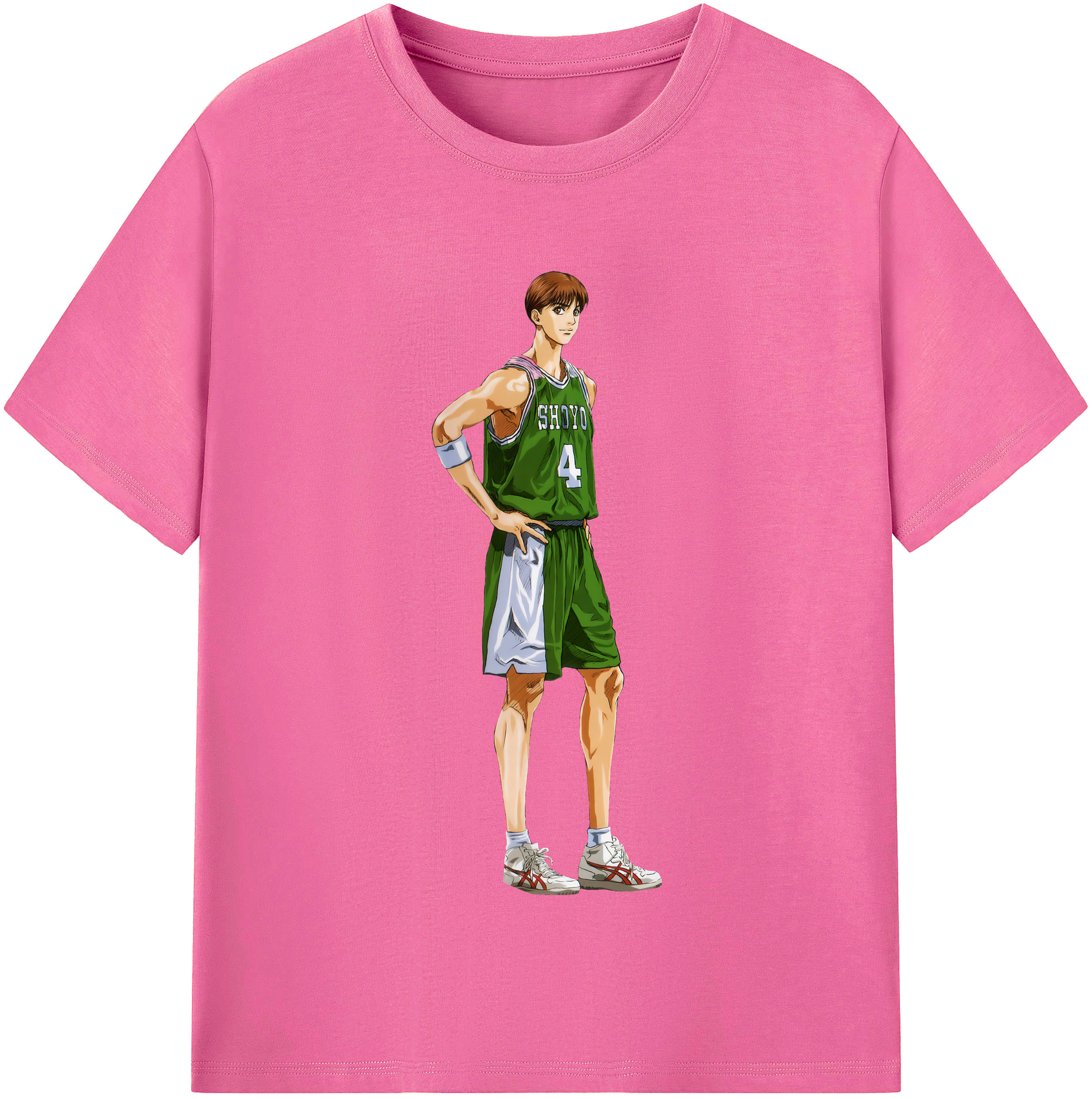 （画像用） SLAM DUNK／スラムダンク レディースカジュアルプリントTシャツ（綿100％）